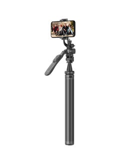 Buy Extendable Selfie Stick Tripod / Balancing Handle / Remote Control / Replaceable Battery / 360°Rotation / 1/4 Inch Interface / Stable Tripod - Black in UAE