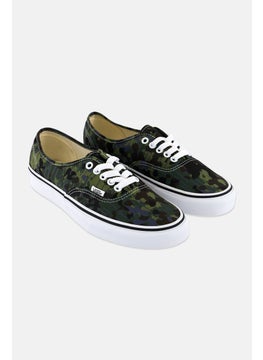 اشتري Men Authentic Lace Up Casual Shoes, Green/Black Combo في الامارات