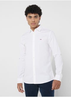 Buy Logo Slim Fit Shirt in UAE