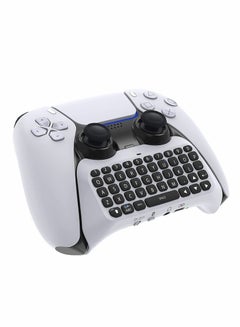 Buy Wireless Keyboard for PS5 Controller, Bluetooth 3.0 Mini Chatpad Message Game Keyboard Keypad Built-in Speaker with 3.5mm Audio Jack for Messaging and Gaming Live Chat in Saudi Arabia