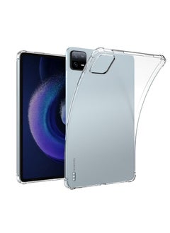 اشتري Clear Case for Xiaomi Pad 6/6 pro, Slim Lightweight Transparent Soft Cover for Xiaomi Pad 6/6pro 11-inch في السعودية