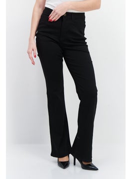 اشتري Women Skinny Fit Washed Denim Jeans, Black في الامارات