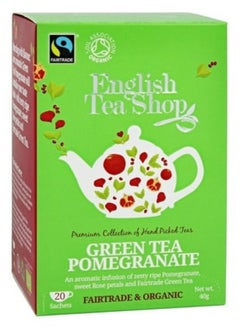 Buy Organic Green Tea Pomegranate 20's in UAE