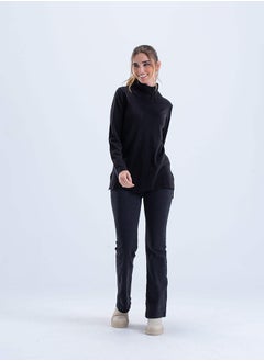 Buy asymmetrical-black-pullover in Egypt