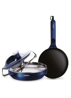 اشتري Pancake Maker 700 Watt, Tornado Mixing Bowl, Blue TPC-700 في مصر