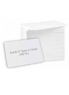 اشتري Rubik 200pcs IC Type-A RFID Key Cards for RFID Copier/Reader/Writer/Duplicator (IC Type-A 200 Cards) في الامارات