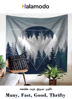 Buy Home Tapestry, Beach Towel Sitting Blanket, Forest Moon Blanket, 150×130㎝ in Saudi Arabia