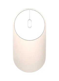 Buy Portable Wireless Mouse For Xiaomi Beige in Saudi Arabia