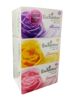 Buy 6 Pcs Alluring, Romantic, Charming and Enticing Perfumed Soap Set 6x125g in Saudi Arabia