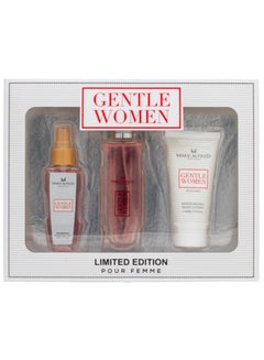 Buy Mark Alfred Gentle Women Limited Edition Perfume Gift Set Eau De Parfum 100ml + Body Mist 50ml + Body Lotion 50ml in UAE