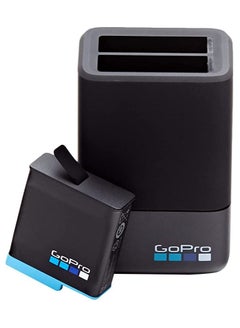 Buy GoPro Dual  Battery Charger  With Battery For Hero 8  Hero 7 Black Hero 6 Black edition in UAE