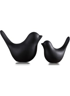 اشتري 2pcs Ceramic Bird Statue Home Decor في الامارات