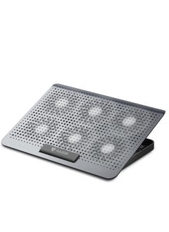 Buy RAEGR RapidCool 900 Aluminium Laptop Cooling Pad | Two USB Port| with Multi-Angle Adjustment & Adjustable wind speed, Metal Support | Foldable Anti-Skid Baffle | Compatible with Laptops Upto 17-inches in UAE