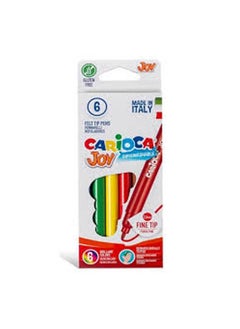 Buy Fine Nib 6 Quality Markers Pack Multicolour in Egypt