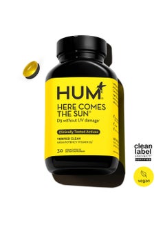 Buy Here Comes The Sun D3 Without Uv Damage With High Potency Vitamin D3 To Support Radiant Skin, Mood, Bone Health & Immunity 30 Vegan Softgels in Saudi Arabia