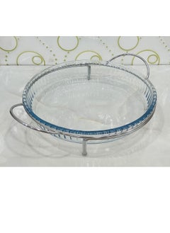 Buy Rectangular pyrex casserole on a metal stand in Egypt