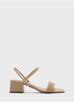 Buy Ankle Strap Mid Heel Sandals in Saudi Arabia