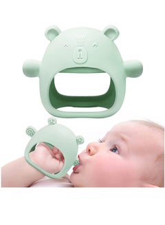 Buy Baby Teething Toy Silicone Bear Shape Teether Infants Chewing Soothing Toys in UAE