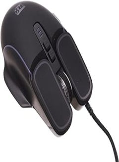 اشتري R8 1618 Gaming Mouse Ergonomic Design With Cool Lightning System And Elegant Appearance Efficient For Computer 118x75x40mm- Black في مصر