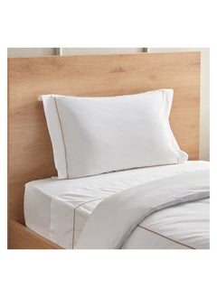 اشتري White Haven Vari Lace Border 2-Piece Twin Cotton Duvet Cover Set 220 x 150 cm في السعودية