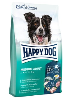 اشتري 4 kg Fit and Vital Medium Adult supports the immune system with vitamin c and valuable fatty acids to help skin and coat for adult medium sized dogs with normal activity levels في الامارات