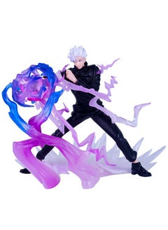 Buy Jujutsu Kaisen series Gojo Satoru model ornament, Gojo Satoru PVC model toy decoration collection gift 18cm in Saudi Arabia