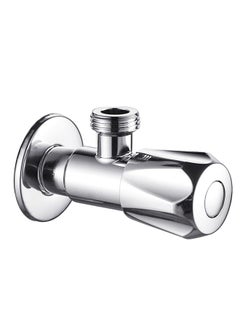 Buy Sam Angle Valve Stainless Steel Compression Angle Shut Off Water Valve Valves And Drains Plumbing Fittings For Hose Bath Shower Arm Toilet Bidet Sprayer Faucet Chrome in UAE