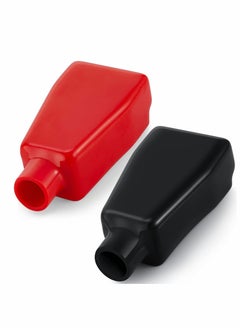 Buy Battery Terminal Covers Battery Terminal Insulating Protector Sleeves Positive and Negative Cable Covers in Red and Black for Boat Cars (2 Pieces) in UAE