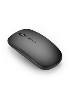 Buy HXSJ M80 2.4G Ergonomic Wireless Rechargeable Silent Mouse Black in UAE