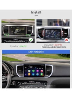 Buy Android Car Stereo For Kia Sportage 2018 2019 2020 2021 2022 With Apple Carplay Android Auto Wireless WiFi DSP FM&AM BT AHD Camera Included Fast Interface  8 128 8CORE in UAE