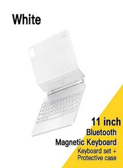 Buy Essager Mini Intelligent Bluetooth Keyboards Anti Fingerprint Portable RGB iPad Wireless Keyboard For Tablet Computer iPad Pro in Saudi Arabia