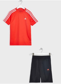 اشتري Train Essentials Aeroready 3-Stripes Regular-Fit Training Set Male sets في الامارات