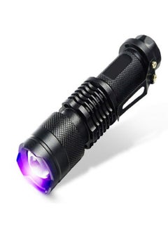 اشتري UV Led Flashlight Inspection Zoom Able for Scorpions Dog Urine Detect Fluorescent Minerals في الامارات