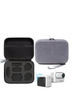 Buy Carrying Case Compatible with Insta360 GO 3 Action Camera With 2 Set Screen Protector Outdoor Hard Travel Storage Accseeories Bag in Saudi Arabia