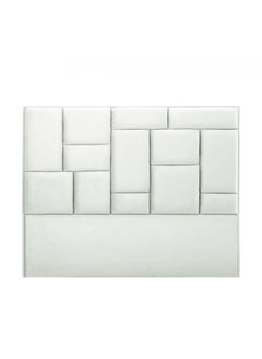 Buy H111 | Velvet headboard - White in Saudi Arabia