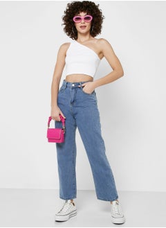 Buy High Waisted Mom Jeans in Saudi Arabia