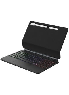 Buy Magic Smart Bluetooth Keyboard Case Compatible with Samsung Galaxy Tab S9 FE 11 inch 2023 with Trackpad RGB Backlit Keyboard in Saudi Arabia