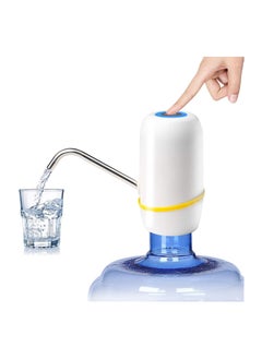 Buy Rag & Sak electric water dispenser, USB charging automatic drinking water pump portable water dispenser one-button pumping for universal 5 gallon bottle for home, office and outdoor camping in UAE