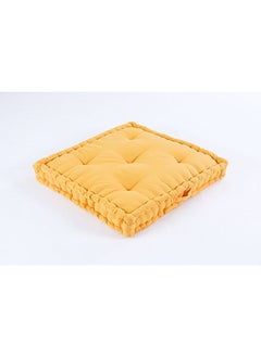 اشتري Leo Pallet Floor Cushion 80x80x10 Cm Yellow في الامارات