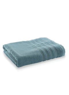 Buy Ritzy Cotton Bath Sheet, Blue - 90X150 Cms in UAE