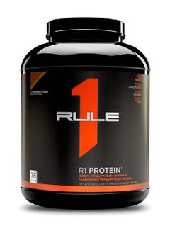 اشتري Rule1 R1 Protein, Chocolate Fudge, 5 LB في الامارات