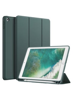 Buy iPad Protection Cover with Pencil Holder Green in Saudi Arabia
