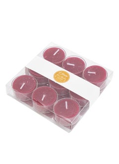 Buy 9 Pieces Tea Light Candle Cassis Berry in Saudi Arabia