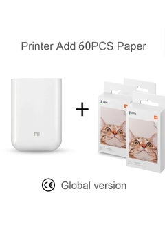 Buy Global Version Original Xiaomi Mini Photo Printer ZINK Inkless Technology Multifuncion AR Video Printing Bluetooth 5.0 Portable in Saudi Arabia