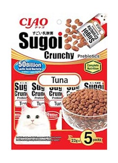 Buy Inaba CIAO Sugoi Crunchy Tuna Flavor Plus Prebiotics 110g (Cat Food) in UAE