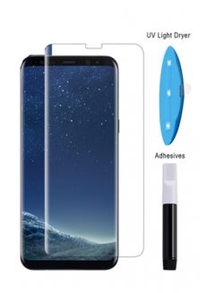 Buy Mog UV Screen Protector Used for Samsung Galaxy S8 Offers 9H Hardness Provides Screen Clarity With Full Screen Protection  UV Light Screen Protector in UAE