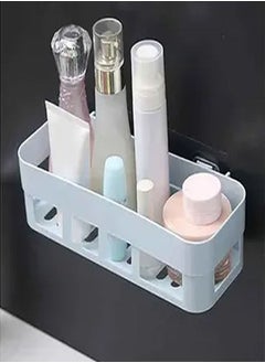 اشتري Multifunctional Wall Mounted Bathroom Storage Box في الامارات