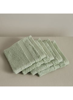 اشتري EverEco 4-Piece Cotton Bamboo Face Towel Set 30 x 30 cm في الامارات