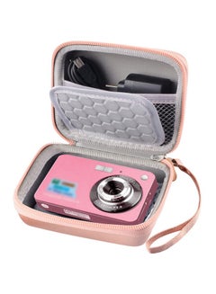 Buy Carrying & Protective Case For Digital Camera Abergbest 21 Mega Pixels 2.7" Lcd Rechargeable Hd Kodak Pixpro Canon Powershot Elph 180 190 Sony Dscw800 Dscw830 Cameras For Travel Rose Gold in Saudi Arabia