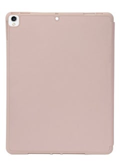 Buy Protective iPad Air 3 10.5" (3rd Gen) 2019, Slim Stand Hard Back Shell Smart Cover Case With Pencil Holder -Pink in UAE